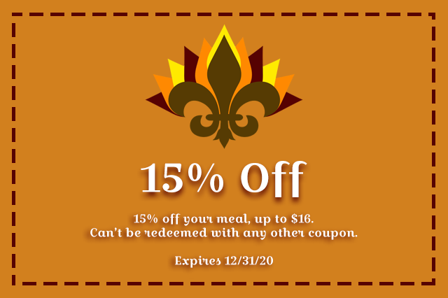 Thanksgiving Coupon @ Bourbon Street Blues and Boogie Bar