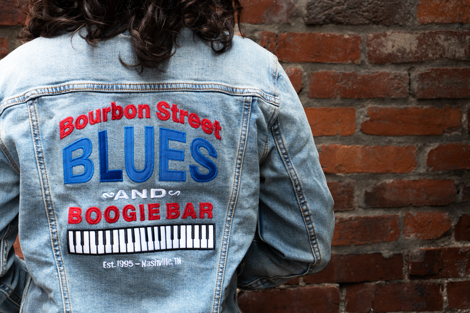 Bourbon Street Blues and Boogie Bar's 25th Anniversary Denim Jacket